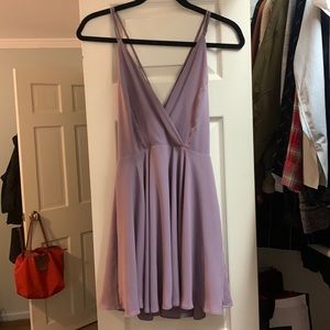 Silence + Noise Purple Dress